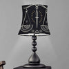 Vintage Libra Zodiac Sign Print Bell Lamp Shade