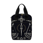 Vintage Libra Zodiac Sign Print Bible Tote Bag