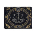 Vintage Libra Zodiac Sign Print Bifold Wallet