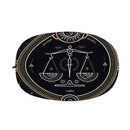 Vintage Libra Zodiac Sign Print Car Side Mirror Covers
