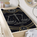 Vintage Libra Zodiac Sign Print Changing Pad Cover