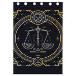 Vintage Libra Zodiac Sign Print Curtain
