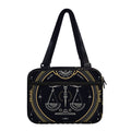 Vintage Libra Zodiac Sign Print Double Strap Bible Bag
