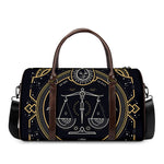 Vintage Libra Zodiac Sign Print Duffle Bag