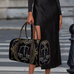 Vintage Libra Zodiac Sign Print Duffle Bag