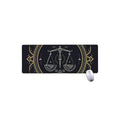 Vintage Libra Zodiac Sign Print Extended Mouse Pad