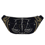Vintage Libra Zodiac Sign Print Fanny Pack