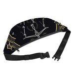 Vintage Libra Zodiac Sign Print Fanny Pack
