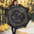 Vintage Libra Zodiac Sign Print Foldable Umbrella