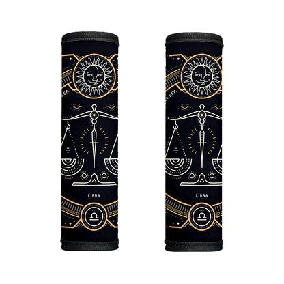 Vintage Libra Zodiac Sign Print Handle Covers