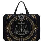 Vintage Libra Zodiac Sign Print Laptop Sleeve With Handle