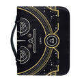 Vintage Libra Zodiac Sign Print Leather Bible Cover