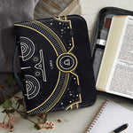Vintage Libra Zodiac Sign Print Leather Bible Cover