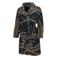 Vintage Libra Zodiac Sign Print Men's Bathrobe