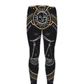 Vintage Libra Zodiac Sign Print Men's Leggings
