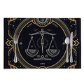 Vintage Libra Zodiac Sign Print Placemat