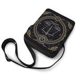 Vintage Libra Zodiac Sign Print Rectangular Crossbody Bag