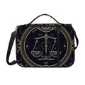 Vintage Libra Zodiac Sign Print Shoulder Strap Bible Bag