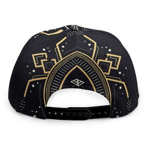 Vintage Libra Zodiac Sign Print Snapback Cap