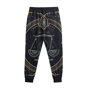 Vintage Libra Zodiac Sign Print Sweatpants