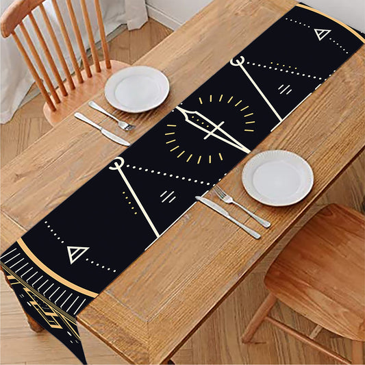Vintage Libra Zodiac Sign Print Table Runner