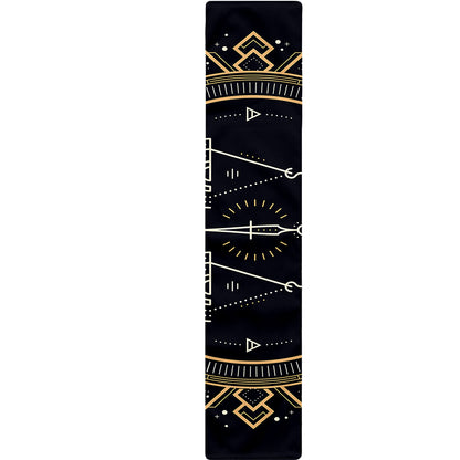 Vintage Libra Zodiac Sign Print Table Runner