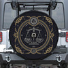 Vintage Libra Zodiac Sign Print Tire Cover With Camera Hole