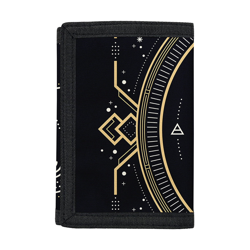 Vintage Libra Zodiac Sign Print Trifold Wallet