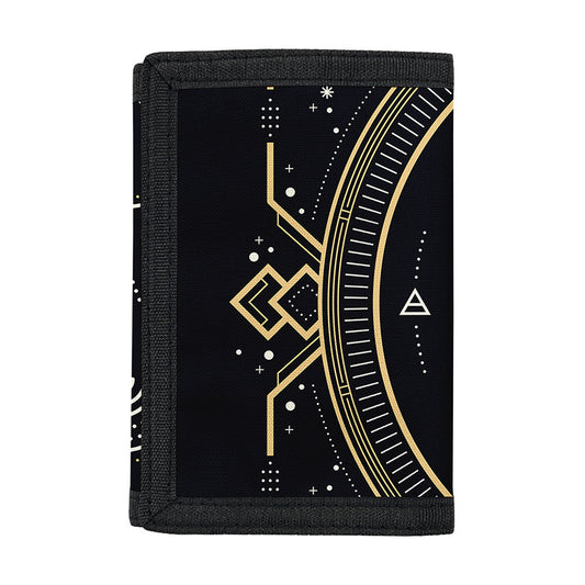 Vintage Libra Zodiac Sign Print Trifold Wallet
