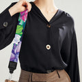 Vintage Lotus Floral Print Bag Strap
