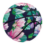 Vintage Lotus Floral Print Basketball