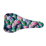 Vintage Lotus Floral Print Bicycle Seat Cover