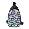 Vintage Lotus Floral Print Sling Bag