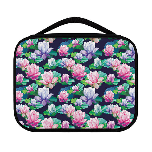 Vintage Lotus Floral Print Classic Bible Case