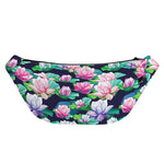 Vintage Lotus Floral Print Fanny Pack