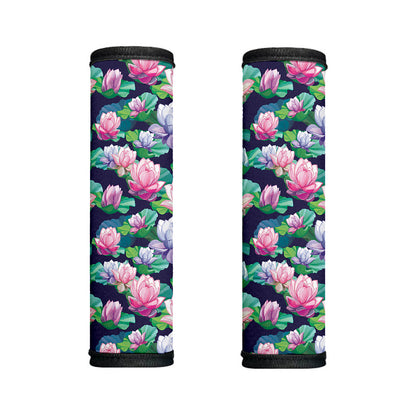 Vintage Lotus Floral Print Handle Covers