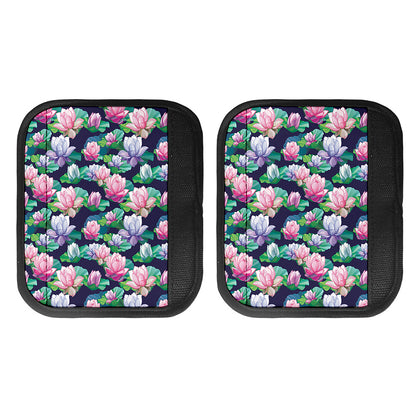 Vintage Lotus Floral Print Handle Covers