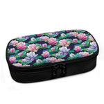 Vintage Lotus Floral Print Insulin Cooler Travel Case