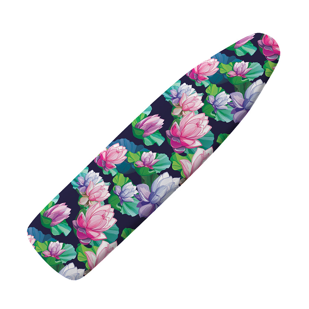Vintage Lotus Floral Print Ironing Board Cover