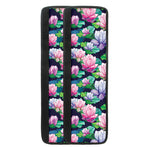 Vintage Lotus Floral Print Refrigerator Handle Covers