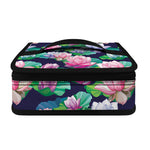 Vintage Lotus Floral Print Small Lunch Bag
