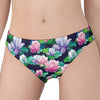 Vintage Lotus Floral Print Women's Panties