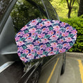 Vintage Lotus Flower Print Car Side Mirror Covers