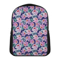 Vintage Lotus Flower Print Casual Backpack