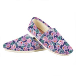 Vintage Lotus Flower Print Casual Shoes