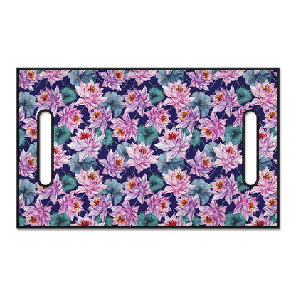Vintage Lotus Flower Print Golf Cart Seat Cover