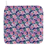 Vintage Lotus Flower Print Hand Towel