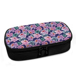 Vintage Lotus Flower Print Insulin Cooler Travel Case