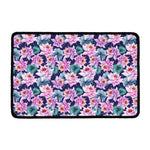 Vintage Lotus Flower Print Kitchen Mat