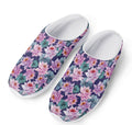 Vintage Lotus Flower Print Mesh Casual Shoes